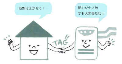 暖冷房設備の省エネ 負荷の削減